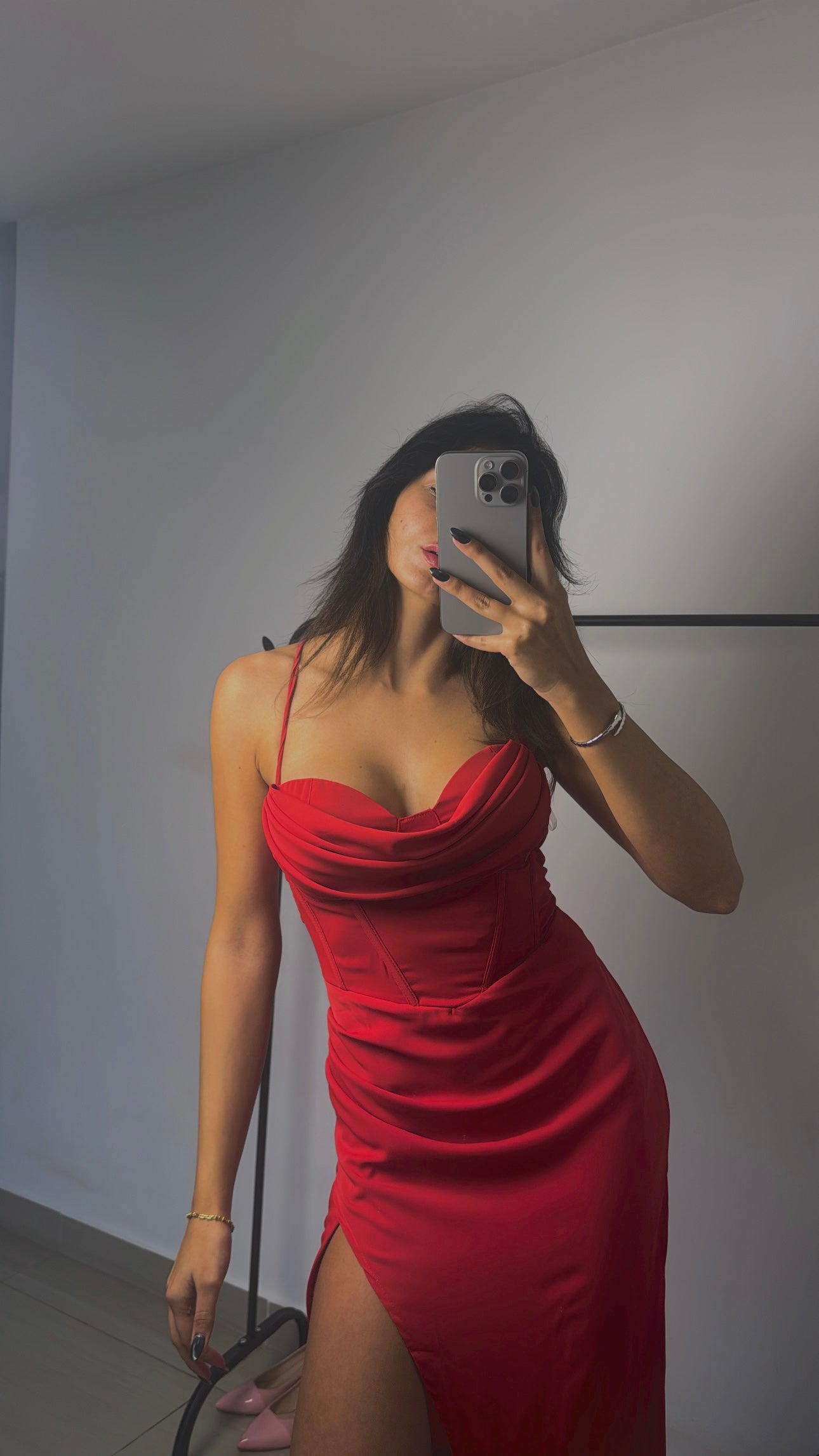 Red dress