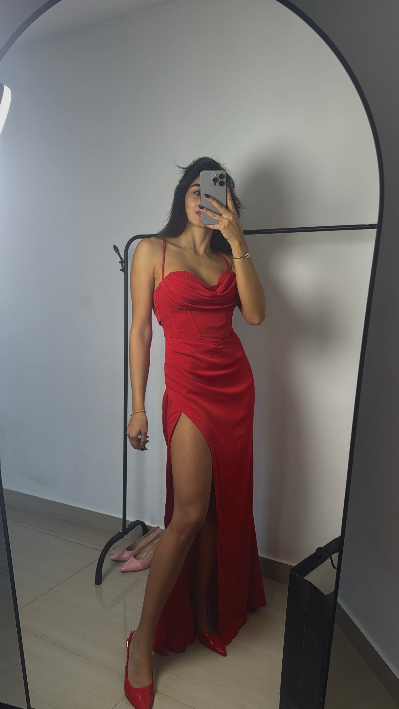 Red dress