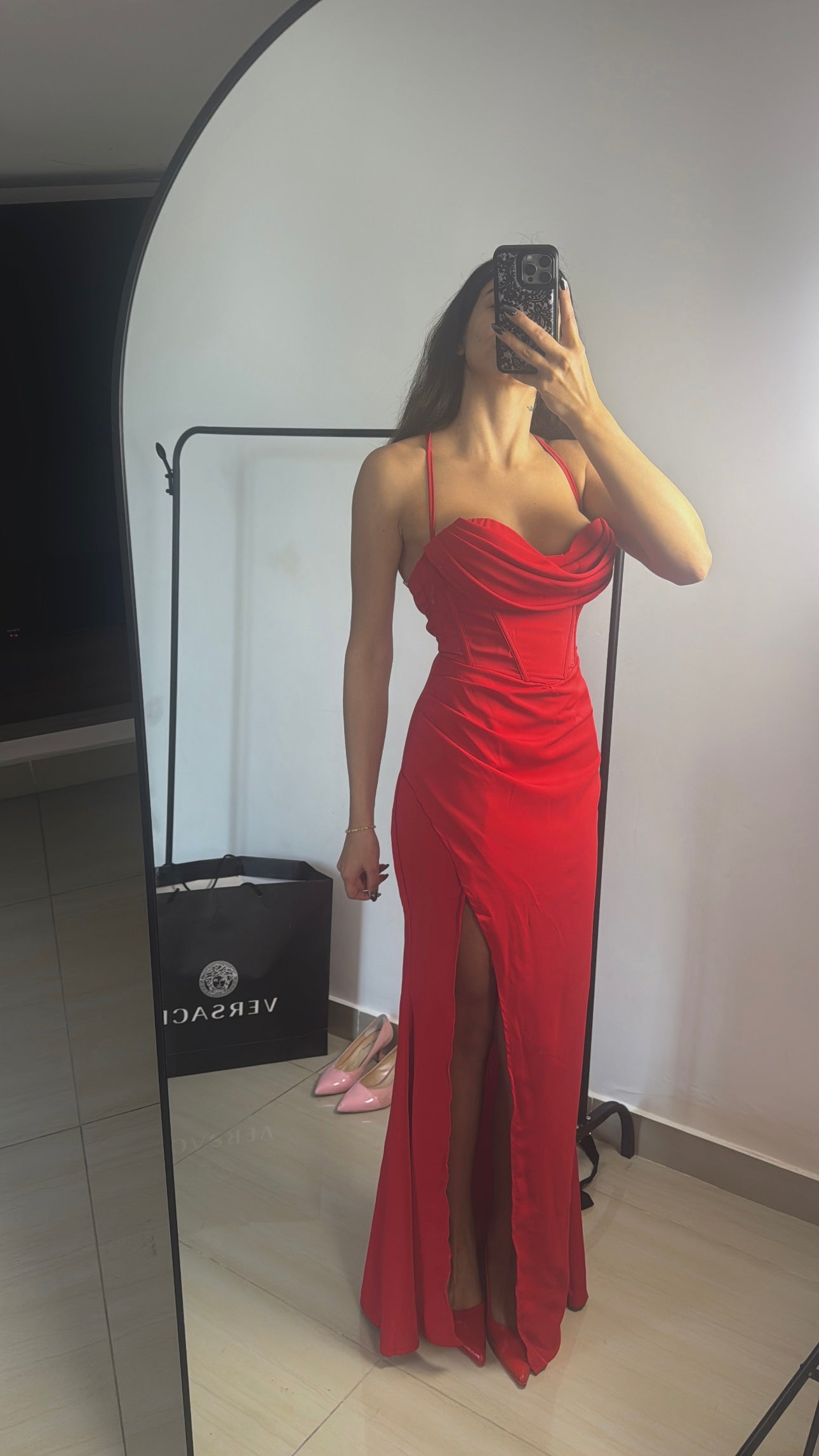 Red dress