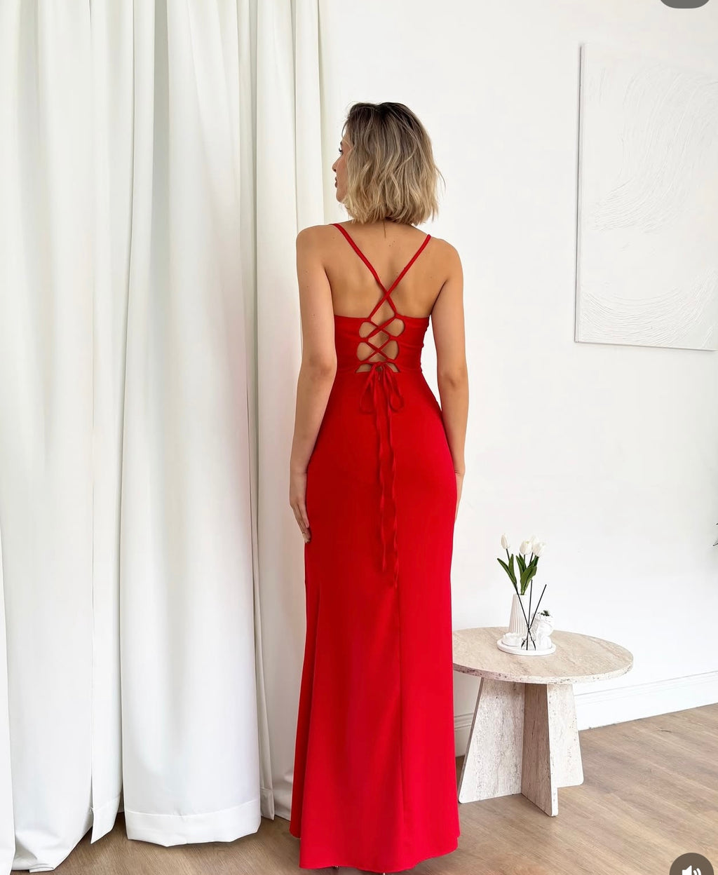 Red dress